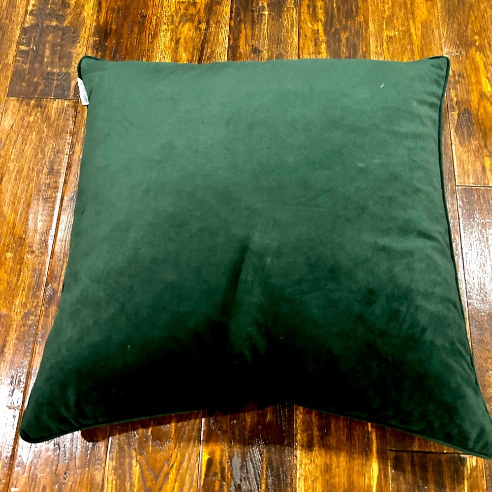 24x24 Decorative Pillow - Hunter Green